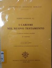 I CARISMI NEL NUOVO TESTAMENTO